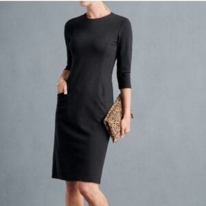 ♥️ J. McLaughlin Catalyst Sheath Dress Ponte Knit LBD